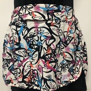 Skirt Sports skirt and black shorts